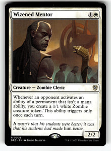 Wizened Mentor – 8 DRC: Commander: Aetherdrift R NM