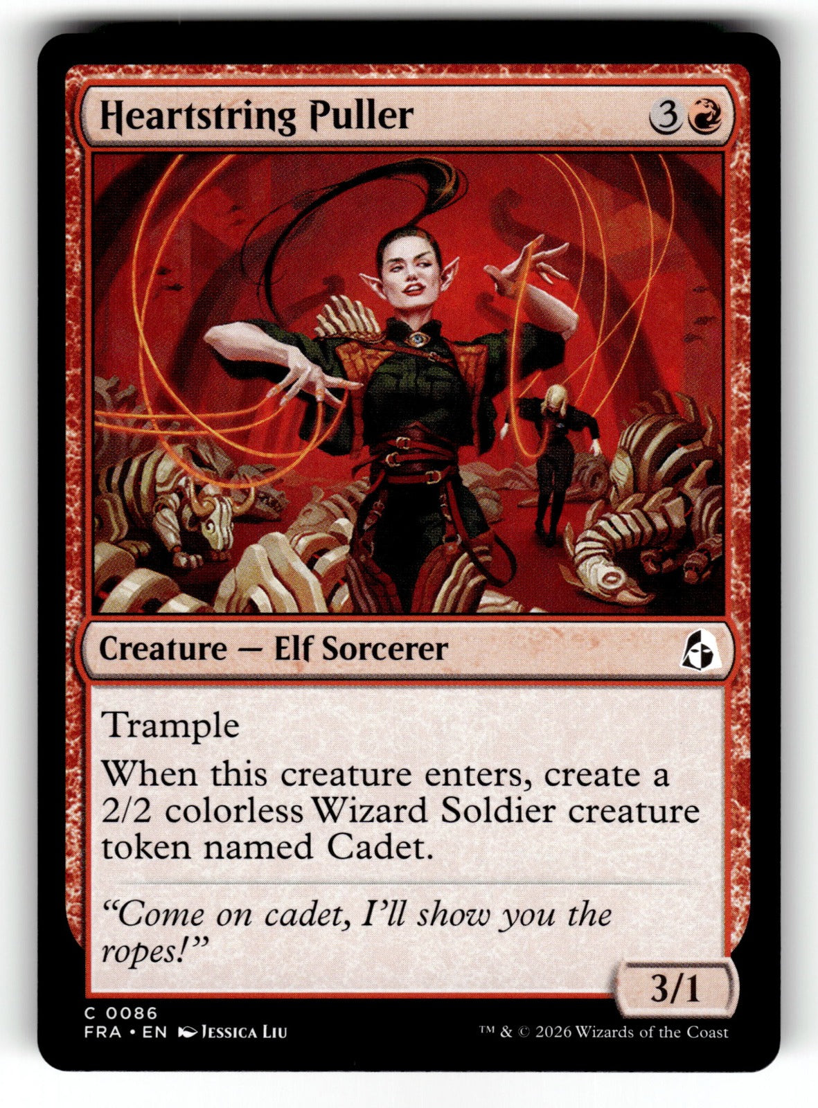 Heartstring Puller – 86 FRA: Reality Fracture C NM