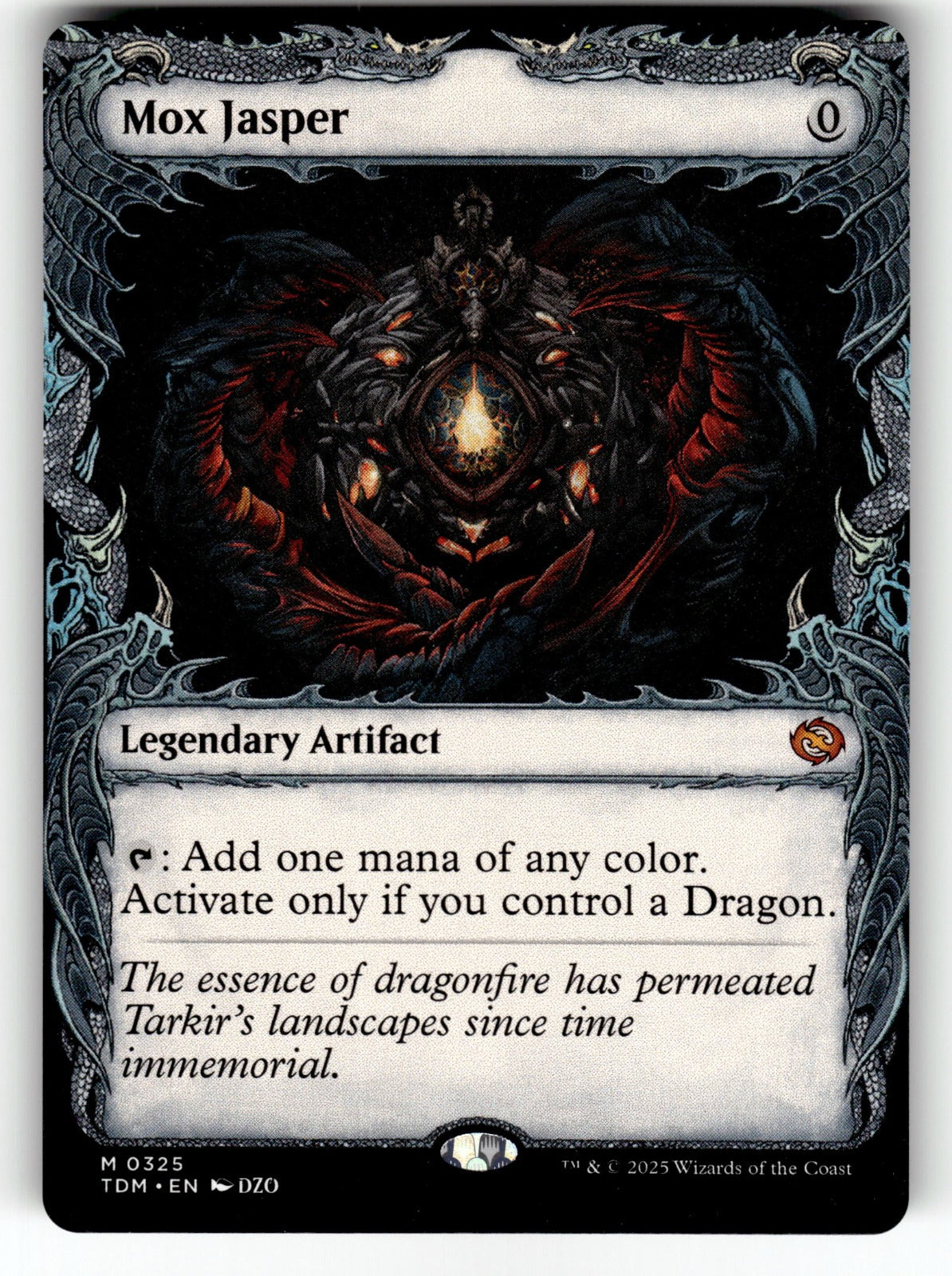 Mox Jasper (Showcase) – 325 TDM: Tarkir: Dragonstorm M NM