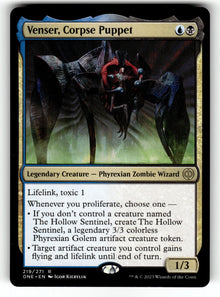 Venser, Corpse Puppet – 219 ONE: Phyrexia: All Will Be One R NM