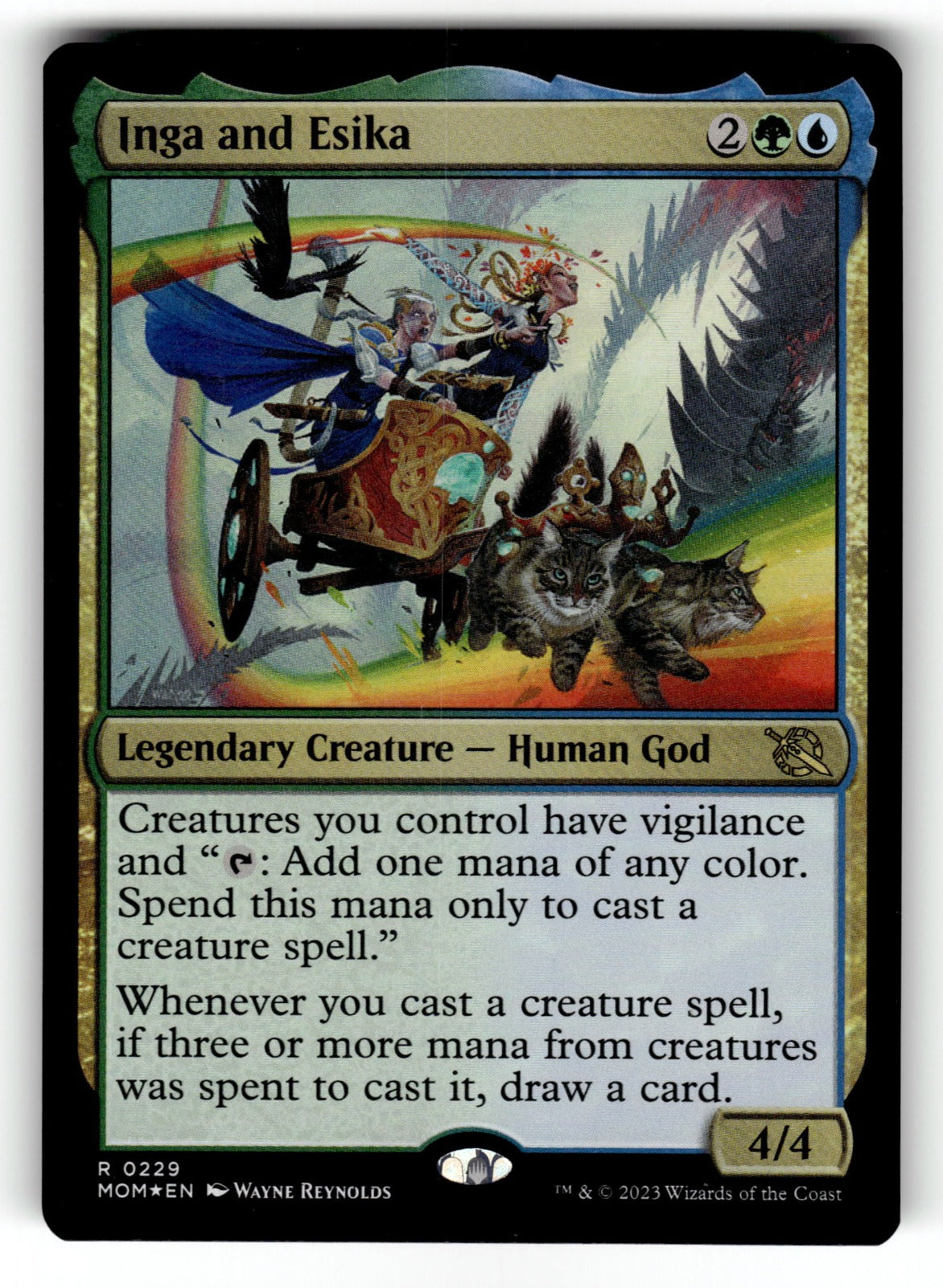 Inga and Esika – 229 MOM: March of the Machine R Foil NM