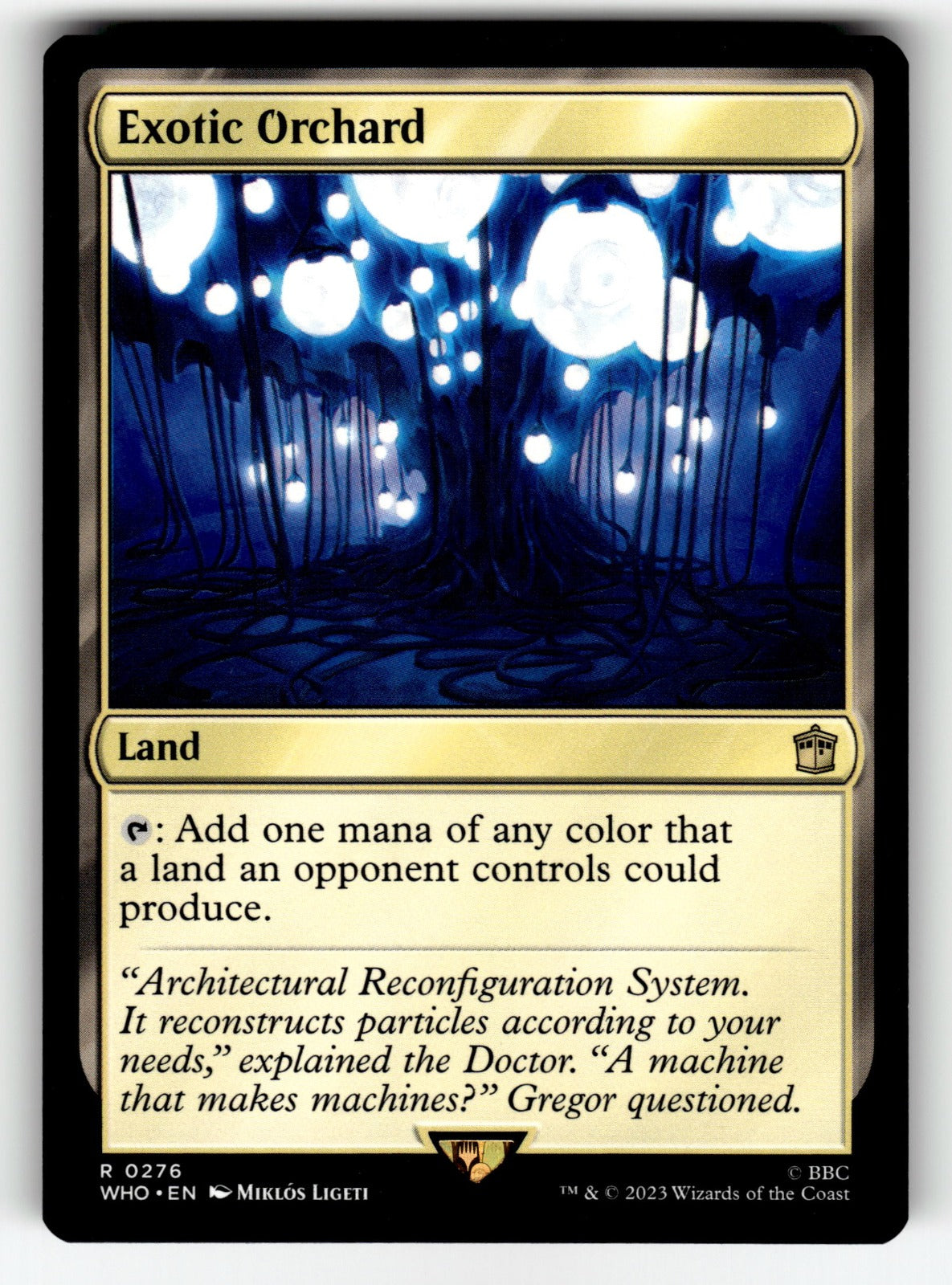 Exotic Orchard – 276 WHO: Universes Beyond: Doctor Who R NM