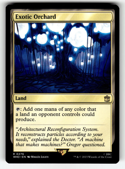 Exotic Orchard – 276 WHO: Universes Beyond: Doctor Who R NM