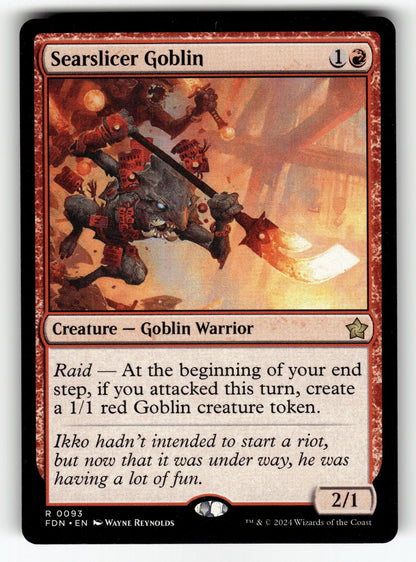 Searslicer Goblin – 93 FDN: Foundations R NM