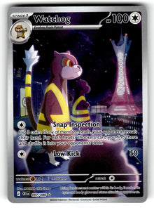 Watchog – 097/086 CRI: ME04: Chaos Rising Illustration Rare Holo NM