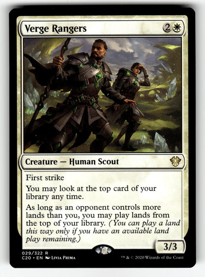 Verge Rangers – 29 C20: Commander 2020 R NM