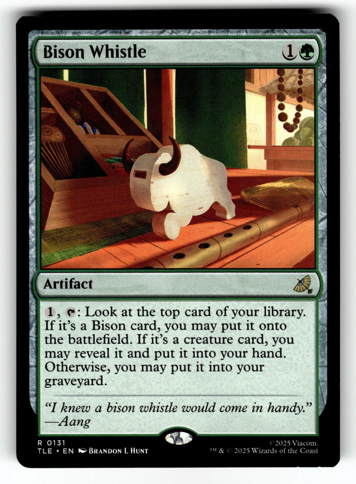 Bison Whistle – 131 TLE: Avatar: The Last Airbender: Eternal-Legal R NM