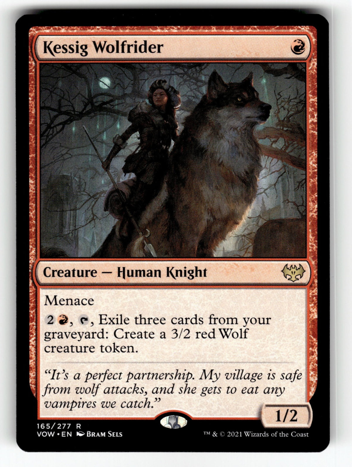 Kessig Wolfrider – 165 VOW: Innistrad: Crimson Vow R NM