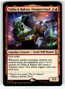 Tokka & Rahzar, Unsupervised – 28 TMC: Commander: Teenage Mutant Ninja Turtles R NM
