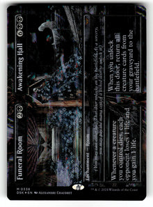 Funeral Room // Awakening Hall (Borderless) – 338 DSK: Duskmourn: House of Horror M Foil LP