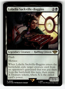 Lobelia Sackville-Baggins – 93 LTR: Universes Beyond: The Lord of the Rings: Tales of Middle-earth R Foil NM