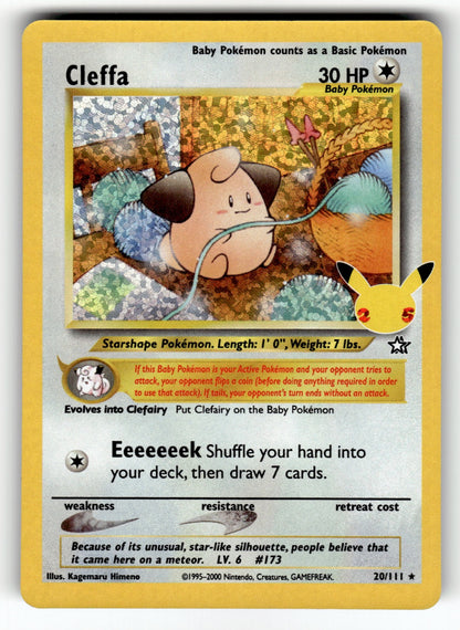 Cleffa – 20/111 CCC: Celebrations: Classic Collection Classic Collection Holo NM