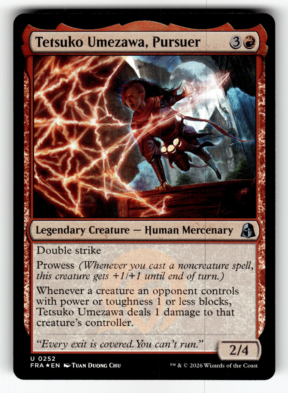 Tetsuko Umezawa, Pursuer – 252 FRA: Reality Fracture U Foil NM