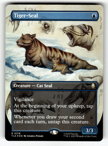 Tiger-Seal (Borderless) – 318 TLA: Avatar: The Last Airbender R Foil NM