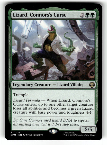 Lizard, Connors's Curse – 106 SPM: Marvel's Spider-Man R NM