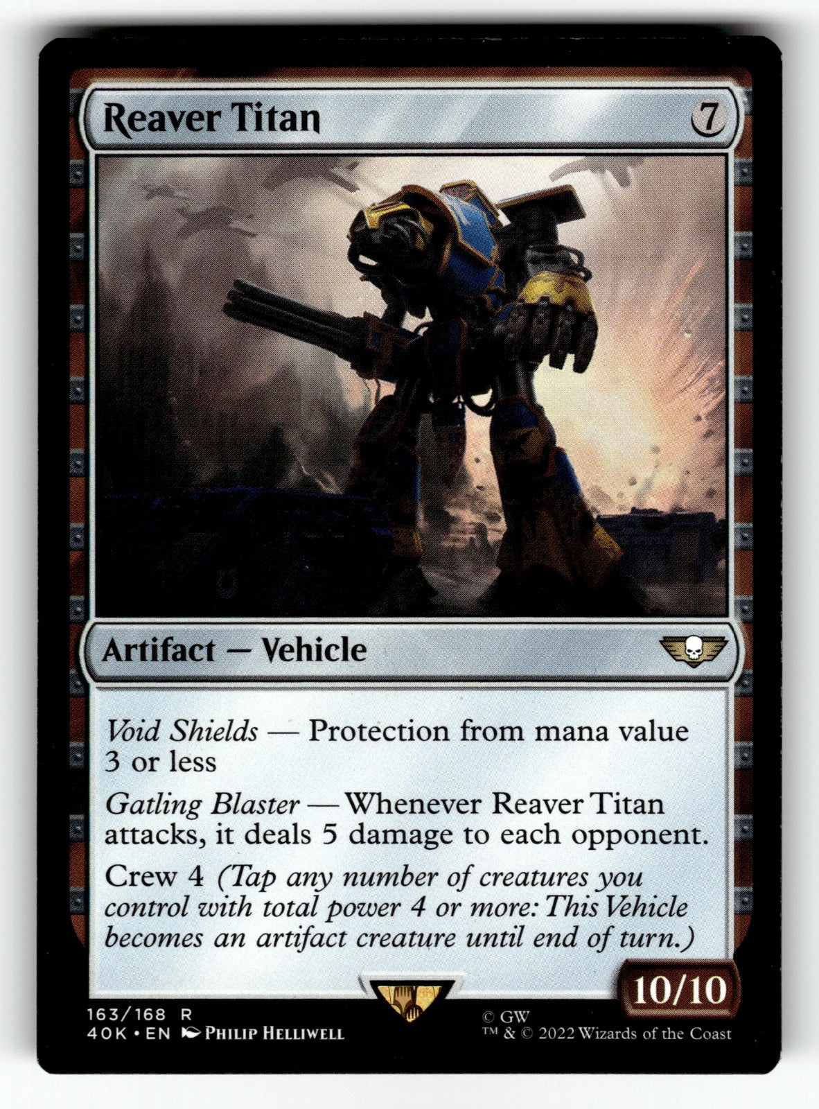 Reaver Titan – 163 40K: Universes Beyond: Warhammer 40,000 R NM