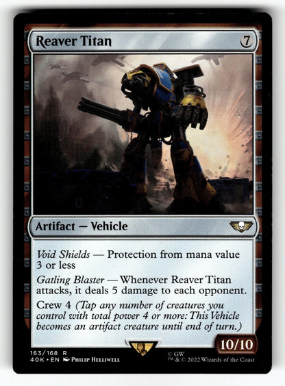 Reaver Titan – 163 40K: Universes Beyond: Warhammer 40,000 R NM