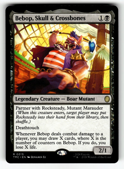 Bebop, Skull & Crossbones – 15 TMC: Commander: Teenage Mutant Ninja Turtles R NM