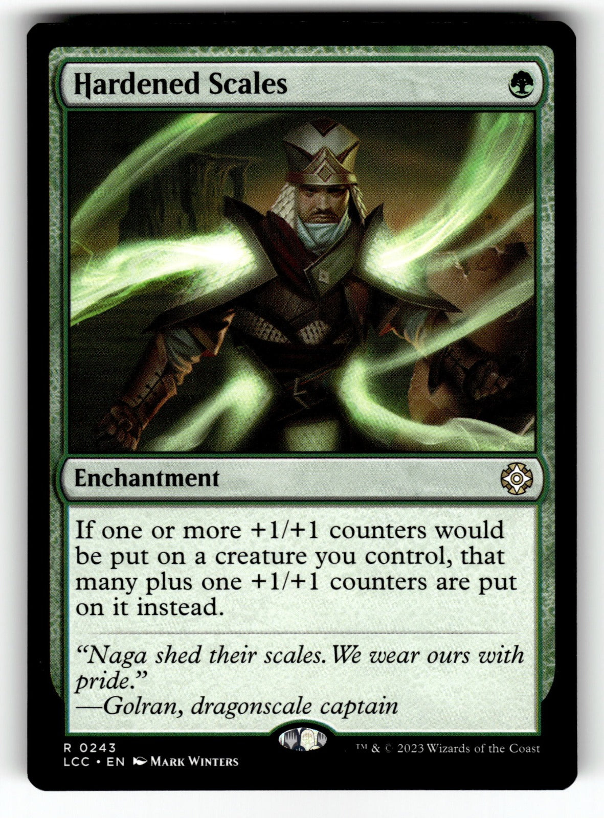 Hardened Scales – 243 LCC: Commander: The Lost Caverns of Ixalan R NM