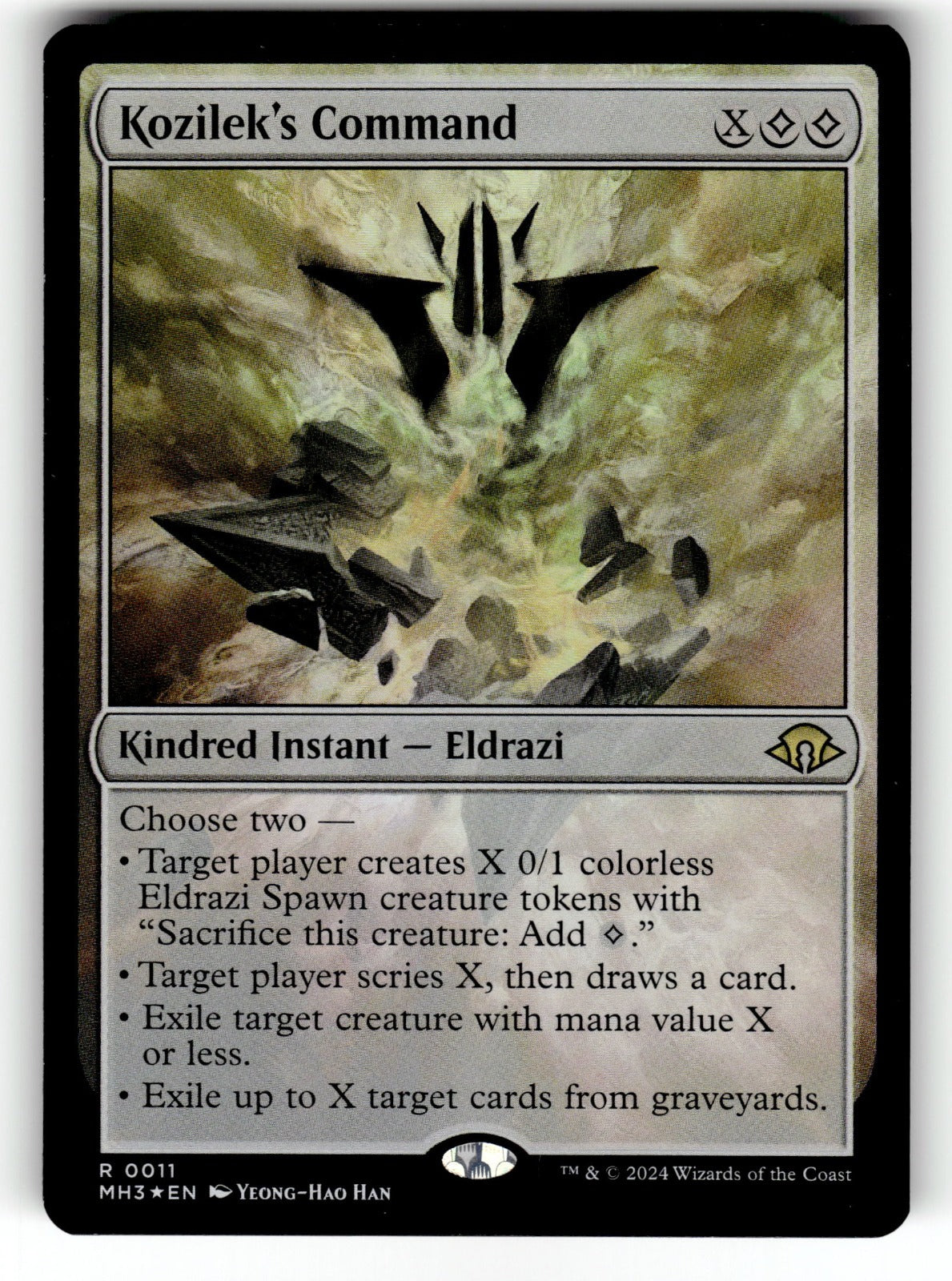 Kozilek's Command – 11 MH3: Modern Horizons 3 R Foil LP
