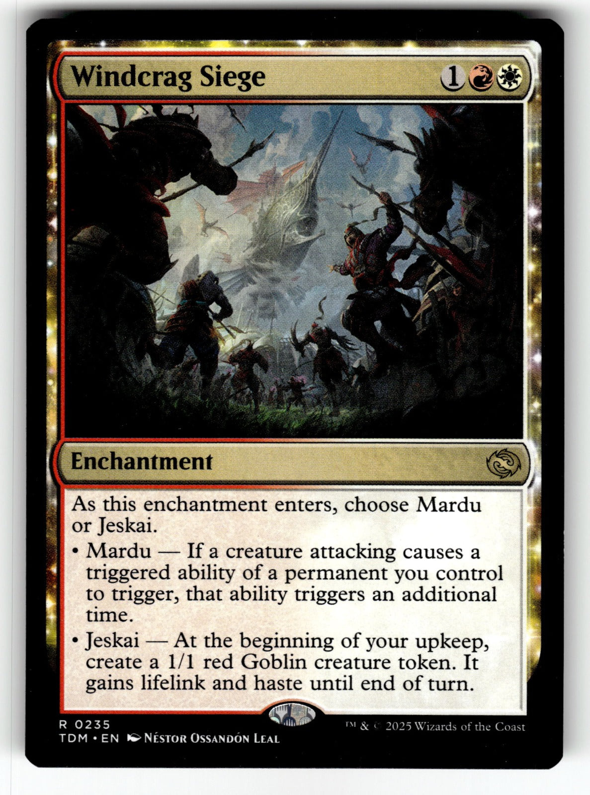 Windcrag Siege – 235 TDM: Tarkir: Dragonstorm R NM
