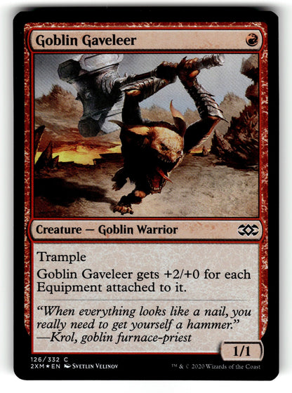 Goblin Gaveleer – 126 2XM: Double Masters C Foil LP