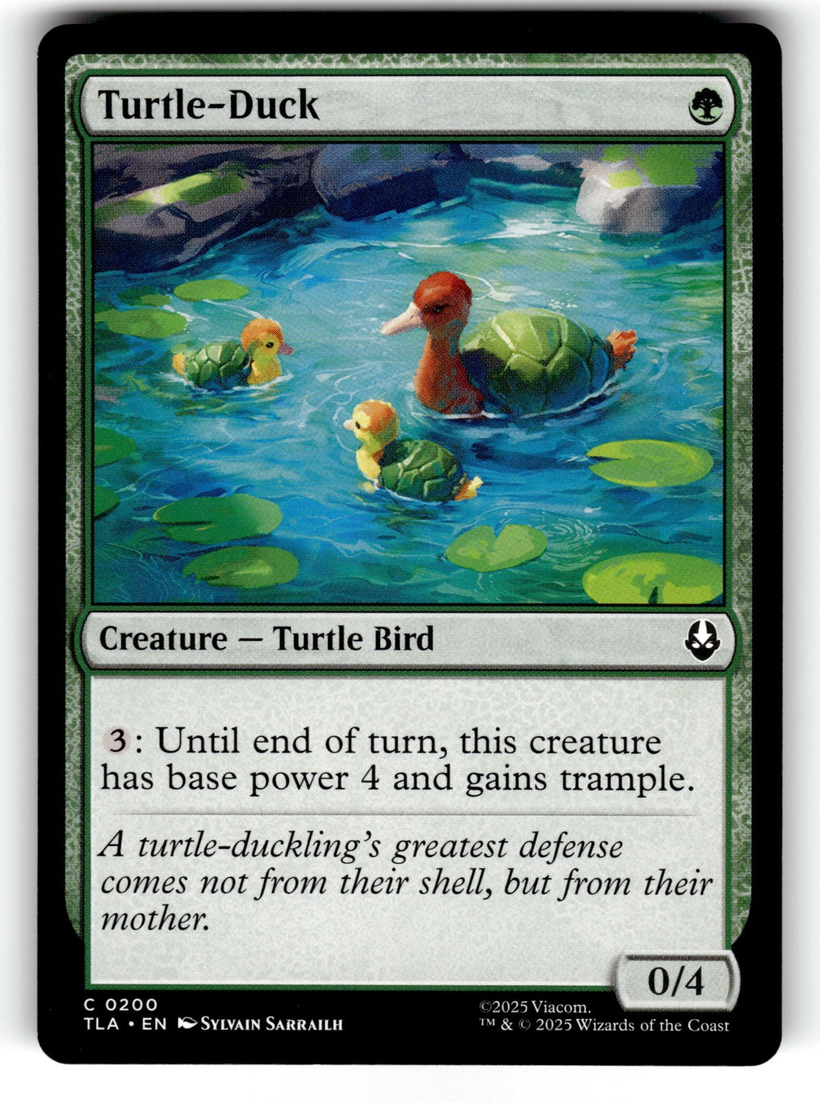 Turtle-Duck – 200 TLA: Avatar: The Last Airbender C NM