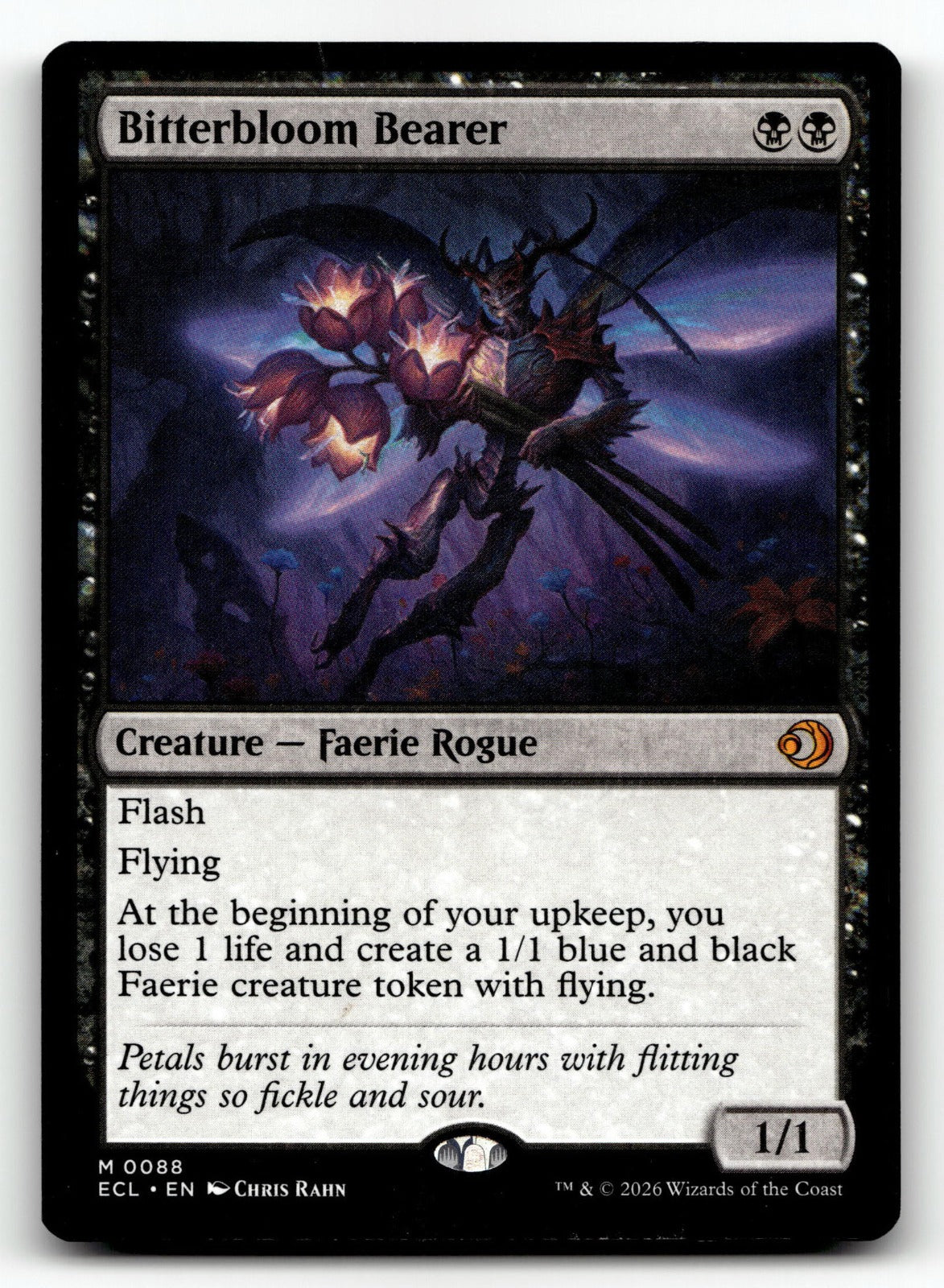 Bitterbloom Bearer – 88 ECL: Lorwyn Eclipsed M NM