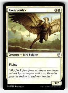 Aven Sentry – 3 DOM: Dominaria C NM