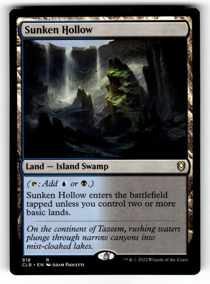 Sunken Hollow – 918 CLB: Commander Legends: Battle for Baldur's Gate R NM