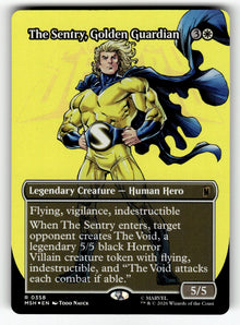 The Sentry, Golden Guardian (Borderless) – 358 MSH: Marvel Super Heroes R Foil NM