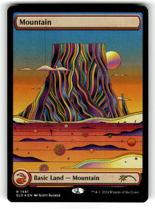 Mountain (Rainbow Foil) – 1481 SLD: Secret Lair Drop Series R Foil NM
