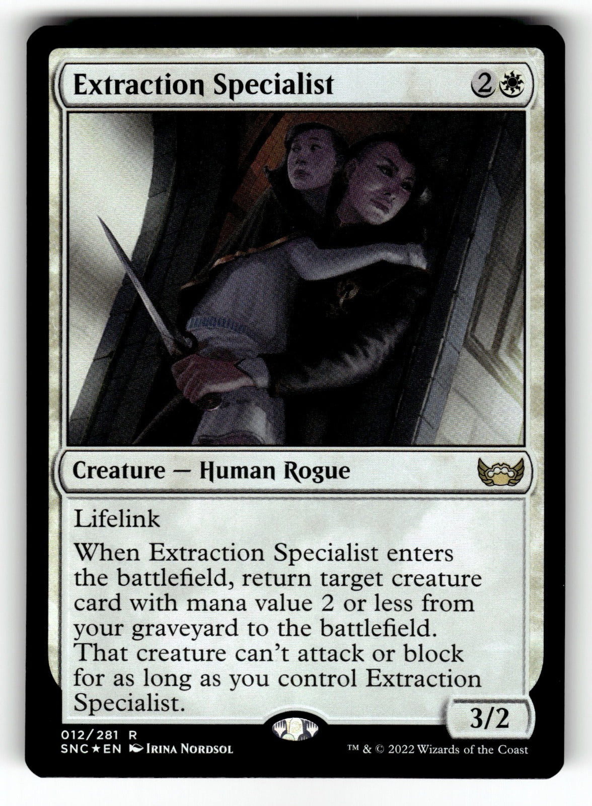 Extraction Specialist – 12 SNC: Streets of New Capenna R Foil NM