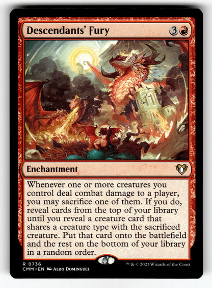 Descendants' Fury – 736 CMM: Commander Masters R NM