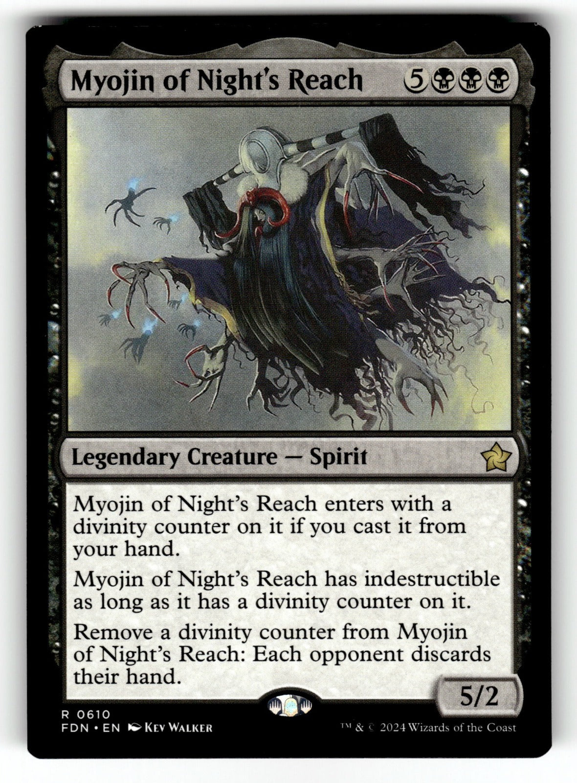 Myojin of Night's Reach – 610 FDN: Foundations R NM