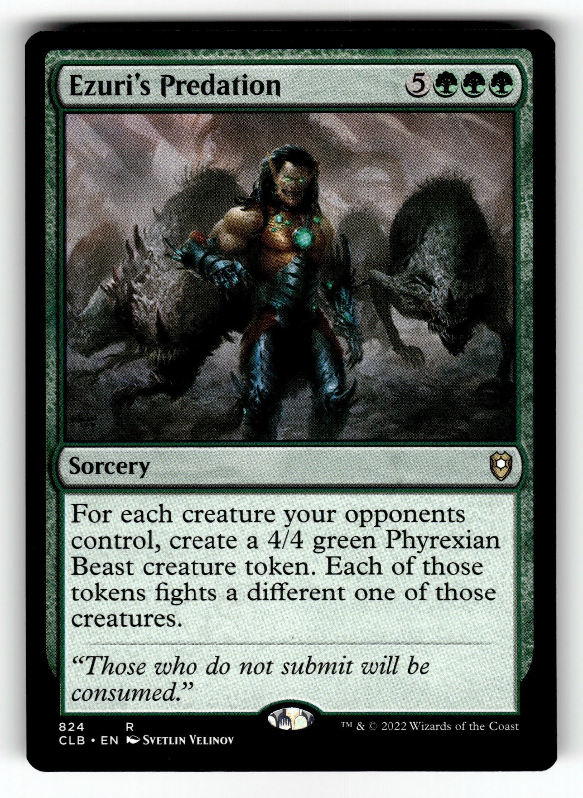 Ezuri's Predation – 824 CLB: Commander Legends: Battle for Baldur's Gate R NM