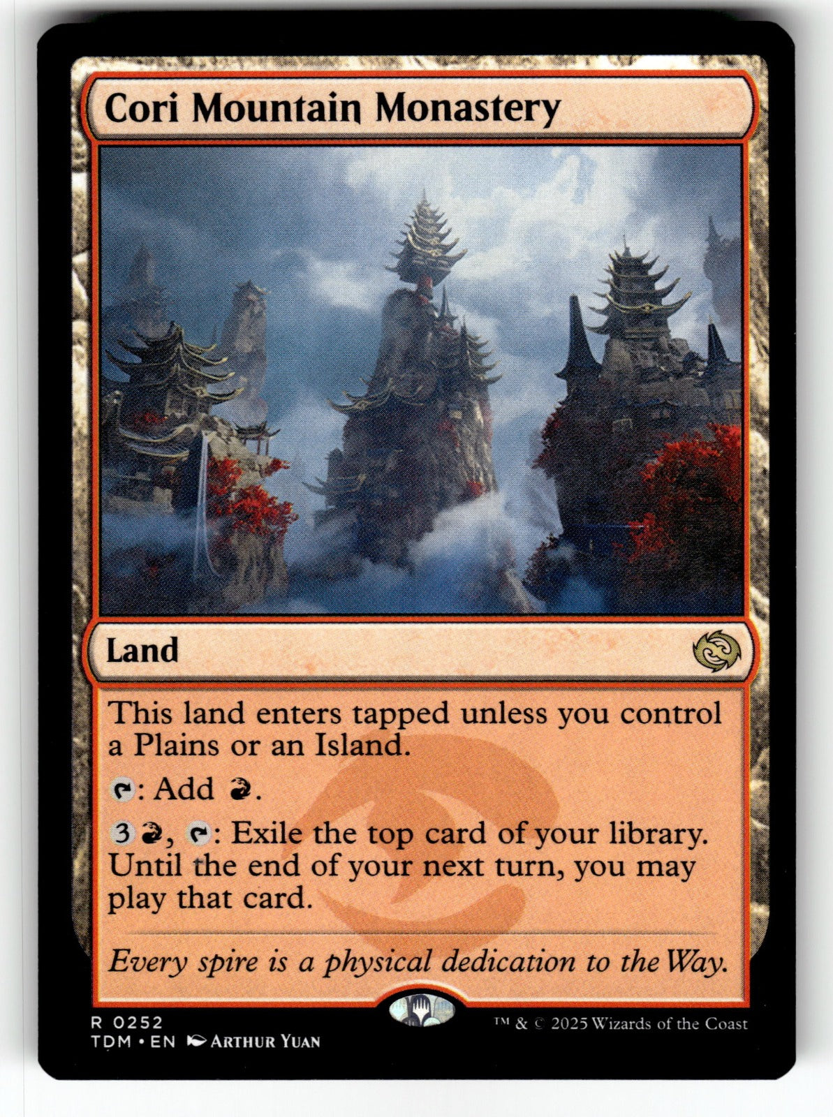 Cori Mountain Monastery – 252 TDM: Tarkir: Dragonstorm R NM