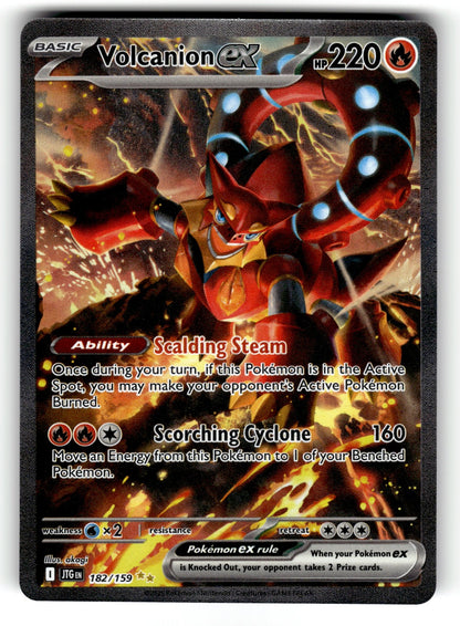 Volcanion ex – 182/159 JTG: SV09: Journey Together Special Illustration Rare Holo NM