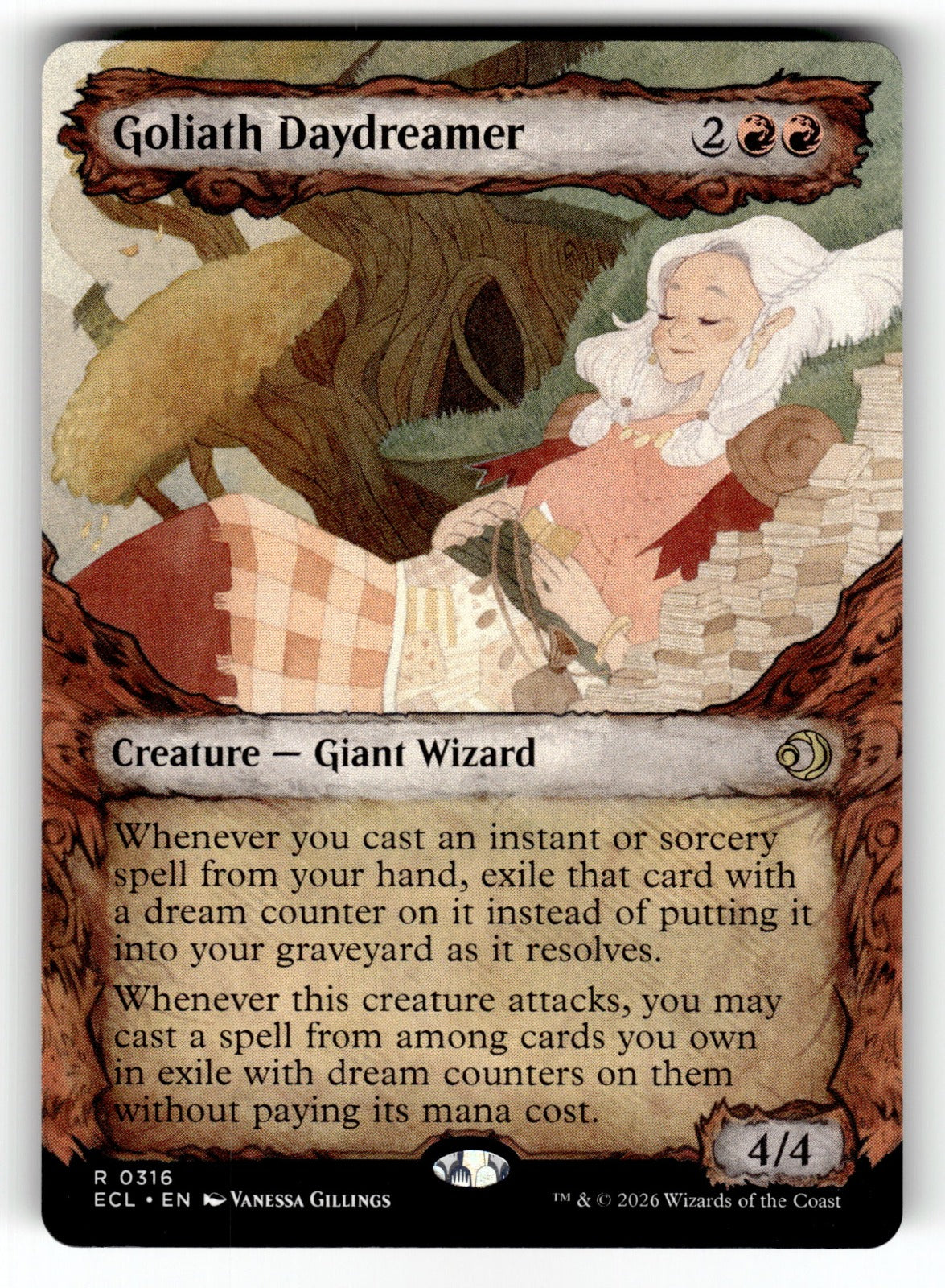 Goliath Daydreamer (Showcase) – 316 ECL: Lorwyn Eclipsed R NM