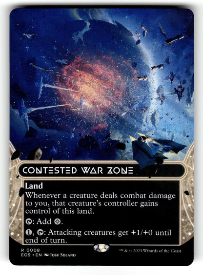 Contested War Zone (Borderless) – 8 EOS: Edge of Eternities: Stellar Sights R NM