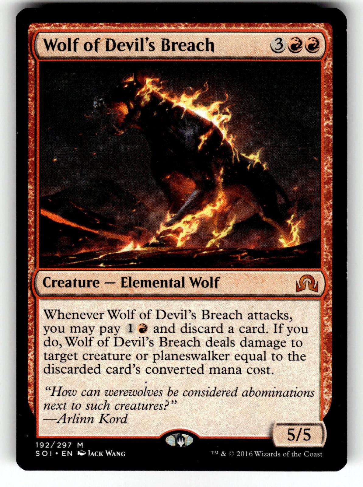 Wolf of Devil's Breach – 192 SOI: Shadows over Innistrad M LP