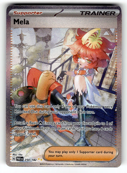 Mela – 254/182 PAR: SV04: Paradox Rift Special Illustration Rare Holo LP