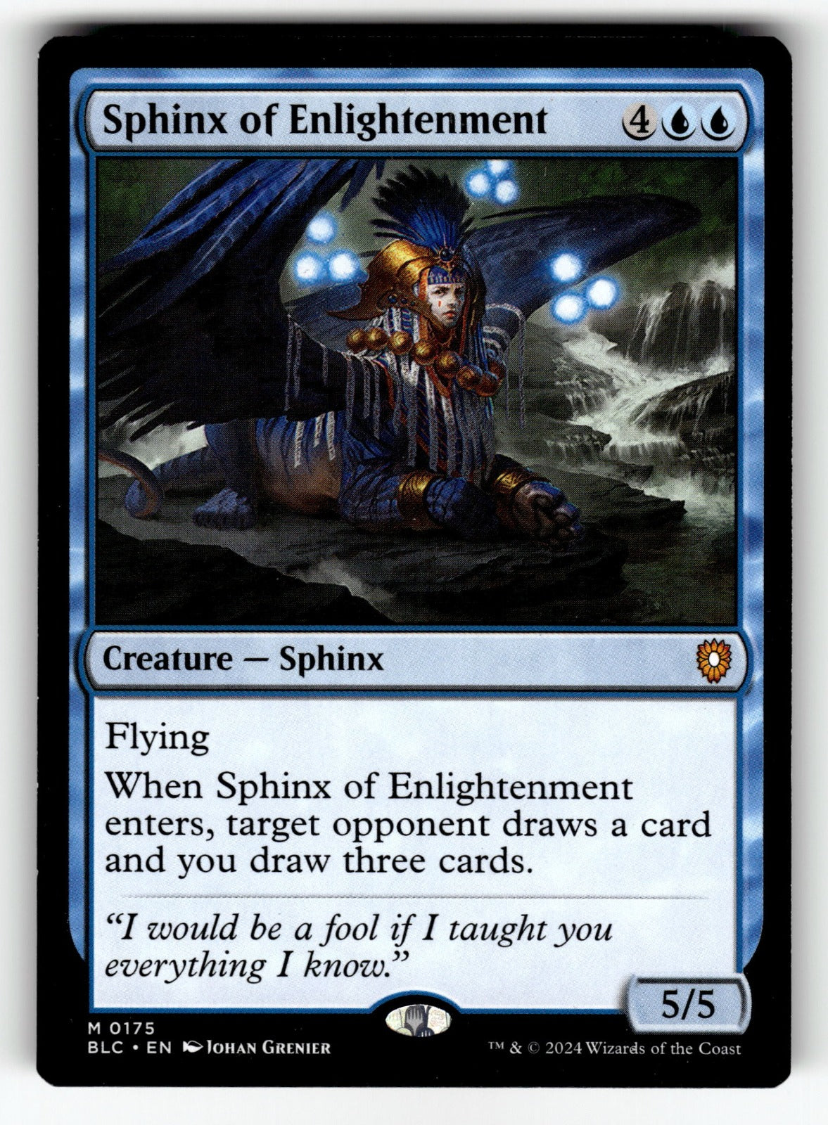 Sphinx of Enlightenment – 175 BLC: Commander: Bloomburrow M LP
