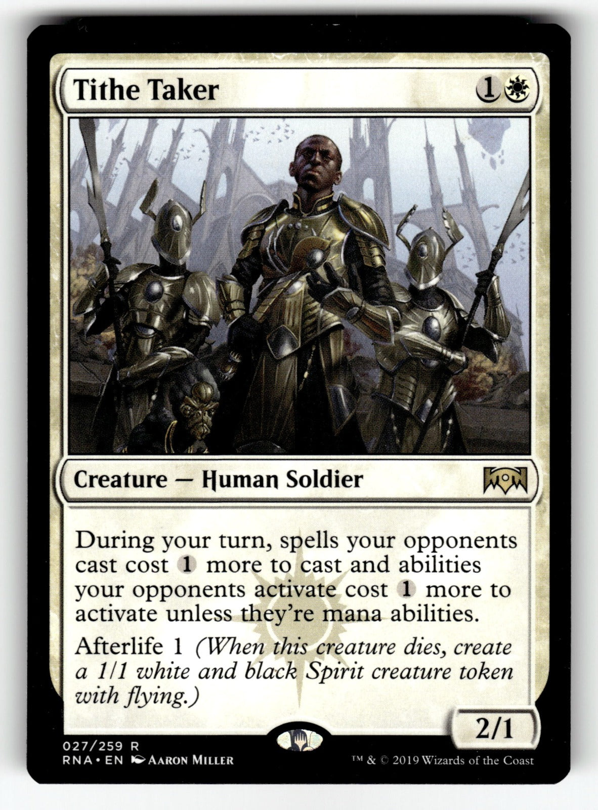 Tithe Taker – 27 RNA: Ravnica Allegiance R NM