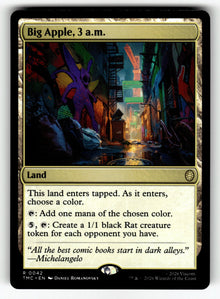 Big Apple, 3 a.m. – 42 TMC: Commander: Teenage Mutant Ninja Turtles R NM