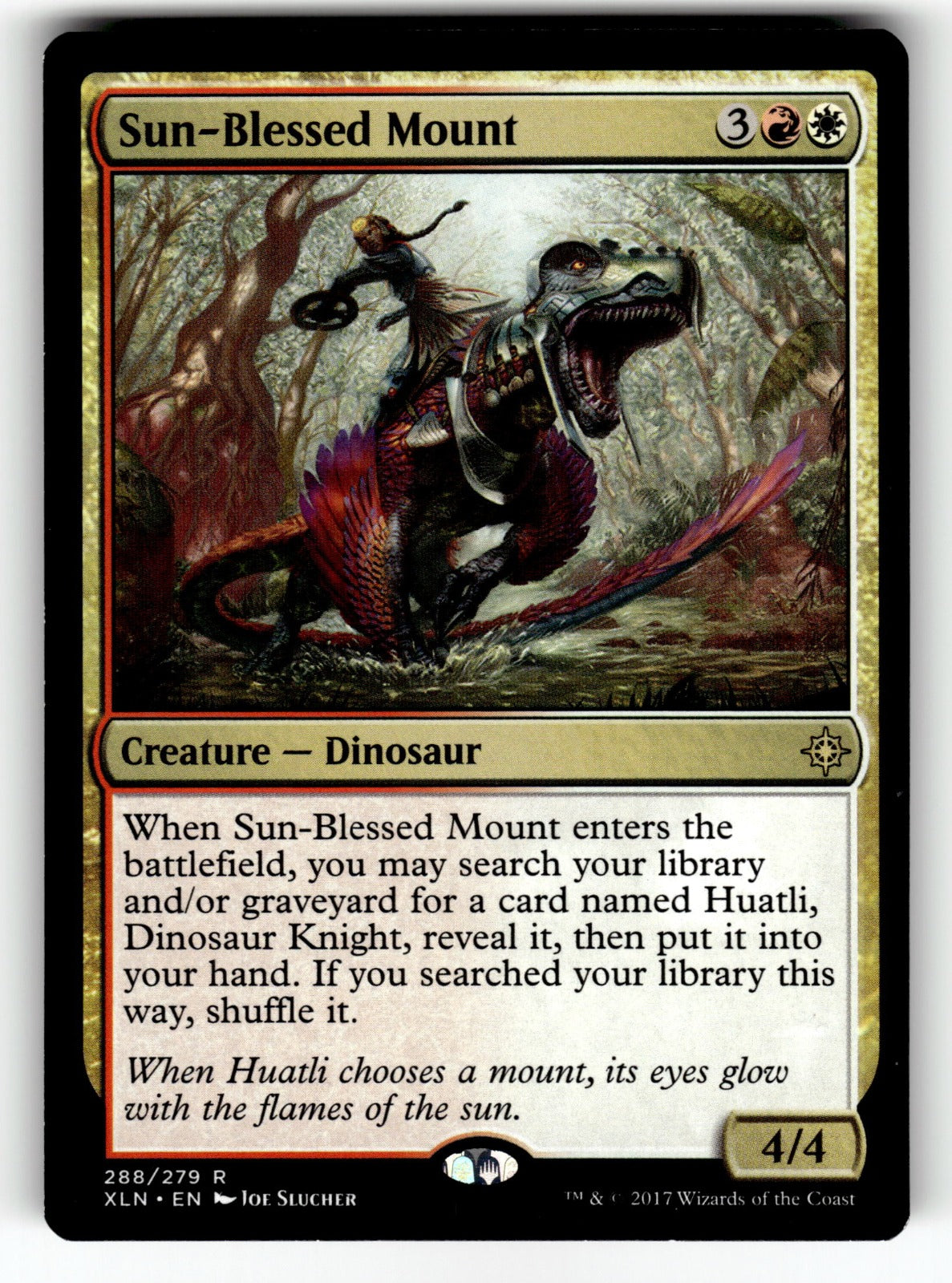 Sun-Blessed Mount – 288 XLN: Ixalan R LP