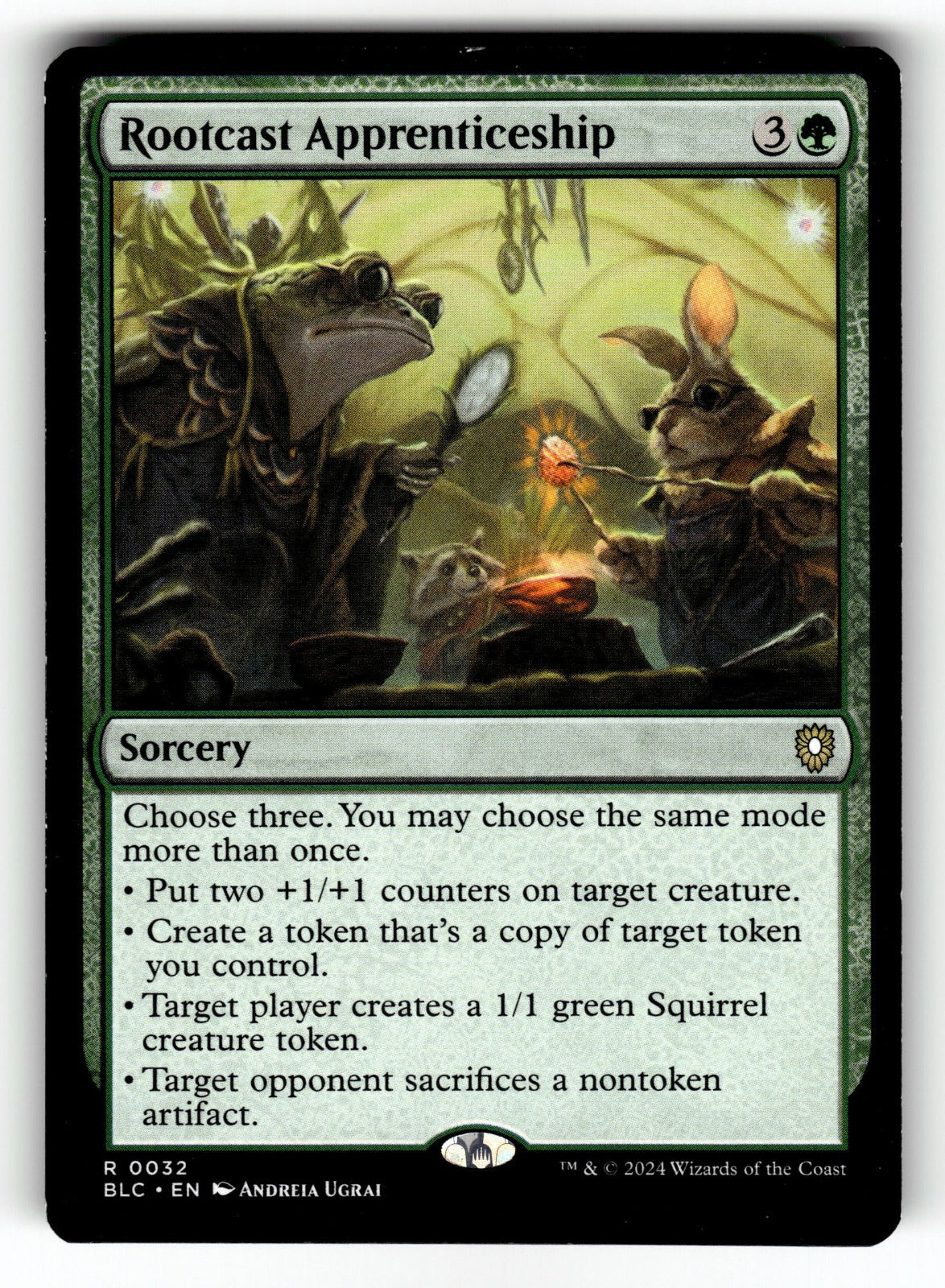 Rootcast Apprenticeship – 32 BLC: Commander: Bloomburrow R LP