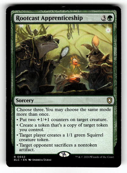 Rootcast Apprenticeship – 32 BLC: Commander: Bloomburrow R LP