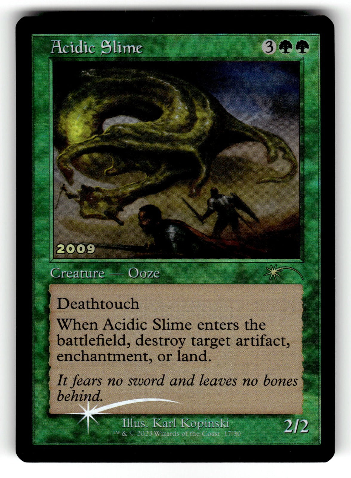 Acidic Slime – 17 30A-P: 30th Anniversary Promos P Foil LP