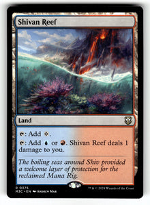 Shivan Reef – 375 M3C: Commander: Modern Horizons 3 R NM